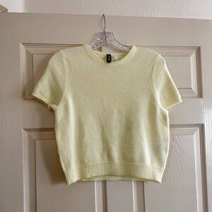 H&M short sleeve sweater